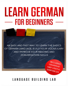 Rich Results on Google's SERP when searching for 'Learn German for Beginners Book'